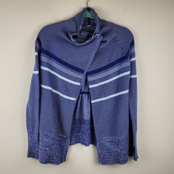 Ivivva Lululemon Purple Knit Cardigan Sweater Girls sz 10 - Picture 1 of 10